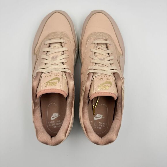 Nike Air Max 1 Premium Particle Beige Pink Women’s 10 454746-206 - Picture 6 of 11